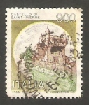 Stamps Italy -   1455 - Castillo de Saint Pierre, en Aoste
