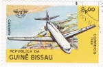 Sellos de Africa - Guinea Bissau -  avión- Caravelle