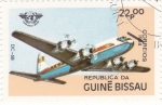 Sellos de Africa - Guinea Bissau -  avión- DC-6B