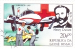 Sellos de Africa - Guinea Bissau -  Henry Dunant-fundador de la Cruz Roja