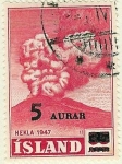 Stamps : Europe : Iceland :  Volcán Hekla