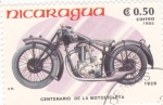 Sellos de America - Nicaragua -  FN 1928-centenario de la motocicleta