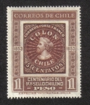 Sellos de America - Chile -  Centenario del Primer sello Chileno
