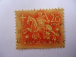 Stamps Portugal -  Caballero Medieval.