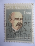 Sellos de Europa - Portugal -  Eduardo Coelho- Fundador del Diario de Noticias-1864