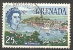 Stamps : America : Grenada :  209 - Elizabeth II, St. George