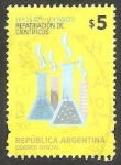 Sellos de America - Argentina -  Repatriación de científicos