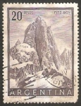 Stamps Argentina -  551 - Monte Fitz Roy