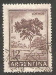 Stamps Argentina -  606 B - flora, quebracho colorado