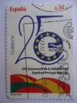 Sellos de Europa - Espa�a -  Ed:4574 ´XXV Aniversario de la Adhesión de España y Portugal a la CEE