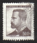 Stamps Chile -  German Riesco (1854-1916)