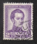 Stamps : America : Chile :  General José Miguel Carrera (1785-1821)
