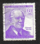 Stamps : America : Chile :  Enrique Molina