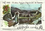 Stamps : Europe : Spain :  TURISMO 1988. PARQUE NACIONAL DE COVADONGA. EDIFIL 2937