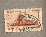 Stamps Germany -  Sarre ocupado