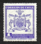 Stamps Chile -  Exposición Filatélica Internacional