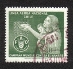 Stamps Chile -  Campaña Mundial Contra El Hambre