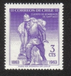 Stamps Chile -  100 años. Cuerpo de bomberos de Santiago