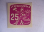 Stamps Czechoslovakia -  Cartero. Ceskoslovenko.