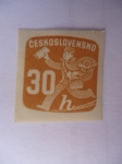 Stamps : Europe : Czechoslovakia :  Cartero. Ceskoslovenko.