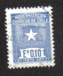 Stamps Chile -  Armas de Chile