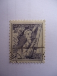 Stamps Czechoslovakia -  Maquinista de Ferrocarril - Ceskoslovenko.