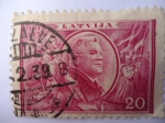 Stamps : Europe : Latvia :  Latvija-Letonia.