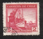 Sellos de America - Chile -  Marina Mercante