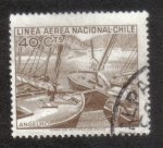 Stamps Chile -  Puerto de Angelmo