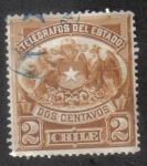 Stamps Chile -  Telégrafos del Estado