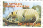 Stamps Nicaragua -  oso hormiguero