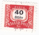 Stamps Hungary -  cifras