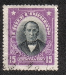 Stamps Chile -  José Joaquín Prieto (1786-1854)