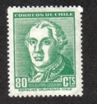 Stamps Chile -  Mateo de Tora y Zambrano (1724-1811)