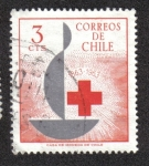 Sellos de America - Chile -  100 años de la Cruz Roja