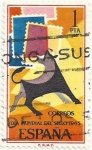 Stamps Spain -  DIA MUNDIAL DEL SELLO 1965. VALOR FACIAL 1 Pta. EDIFIL 1668