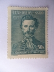 Stamps Czechoslovakia -  Jindrich Fugner 1822-1865