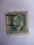 Stamps Czechoslovakia -  Eduar Benes  (1884-1948)