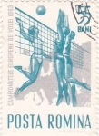 Stamps Romania -  campeonato europeo de bolei