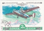 Stamps : Europe : Russia :  avión de transporte 
