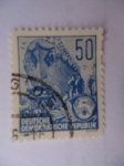 Stamps Germany -  Botadura de Barco - (Serie básica)