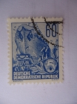 Stamps Germany -  Botadura de Barco - (Serie básica)