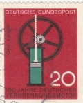 Sellos de Europa - Alemania -  100 años del motor de gasolina Otto-Langen