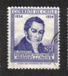 Stamps Chile -  Manuel Rengifo