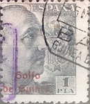 Stamps Spain -  Intercambio jxi 0,20 usd 1 peseta 1942
