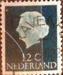 Stamps Netherlands -  Intercambio 0,20 usd 12 cents. 1954