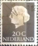 Stamps Netherlands -  Intercambio 0,20 usd 20 cents. 1953