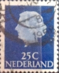 Stamps Netherlands -  Intercambio 0,20 usd 25 cents. 1953