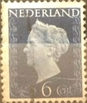 Stamps Netherlands -  Intercambio 0,20 usd 6 cents. 1947