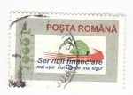 Sellos de Europa - Rumania -  Servicios financieros